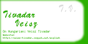 tivadar veisz business card